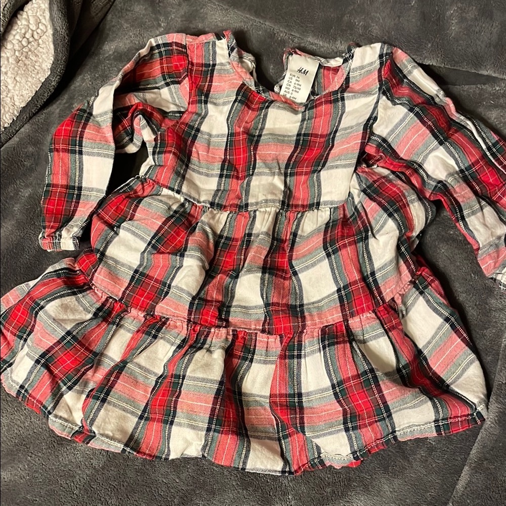 H&M Red Plaid Dress